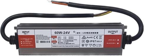 1pcs 60W Driver AC110V 220V to DC12V 5A 24V 2.5A IP67 Waterproof Lighting Outdoor 12V Power Supply(12V 5A 60W) in Saudi Arabia