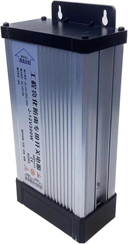 1pcs DC12V 300W Outdoor Rainproof Power Supply 25A Driver AC 220V Lighting Adapter IP44 in Saudi Arabia