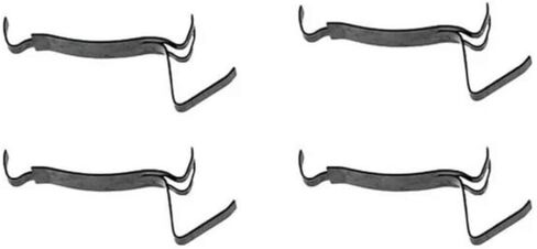 KarParts360 For GMC Jimmy 1990 1991 Disc Brake Anti-Rattle Clip | 4 Pieces in Saudi Arabia