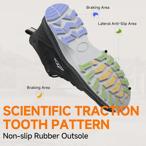 Work Boots for Men Steel Toe Shoes Work Safety Shoes High Top Industrial Construction Boots Indestructible Comfortable Lightweight in Saudi Arabia
