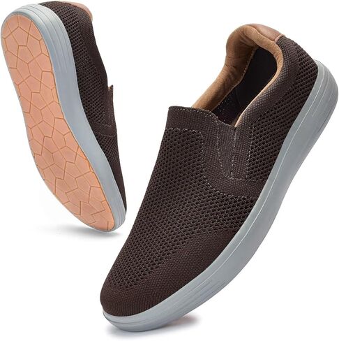 Puxowe Men's Loafers Slip On Casual Shoes – Mesh Walking Shoes for Men, Dress Loafers for Business & Leisure in Saudi Arabia