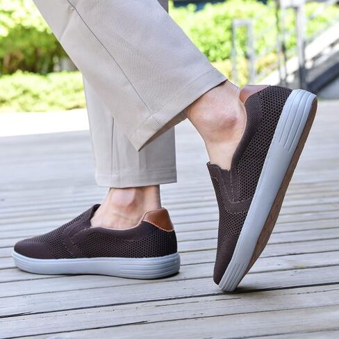 Puxowe Men's Loafers Slip On Casual Shoes – Mesh Walking Shoes for Men, Dress Loafers for Business & Leisure in Saudi Arabia
