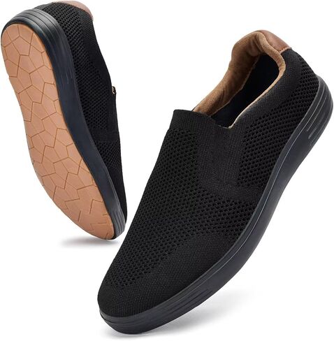 Puxowe Men's Loafers Slip On Casual Shoes – Mesh Walking Shoes for Men, Dress Loafers for Business & Leisure in Saudi Arabia
