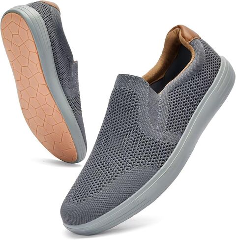 Puxowe Men's Loafers Slip On Casual Shoes – Mesh Walking Shoes for Men, Dress Loafers for Business & Leisure in Saudi Arabia