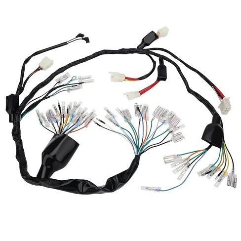 JAVIK مجموعة الأسلاك الرئيسية لهوندا CB360T CB360G CB360 جهاز تشويش إذاعي 360 CL360 1974-1976 O.E.M #32100-387-000 32100-369-000 in Saudi Arabia
