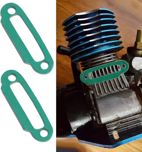 The Lord of the Tools 4pcs Exhaust Manifold Gasket Bolts for Car 1/10 Model Engine Gasket Exhaust Manifold Accessories Vehicle Replacement Parts Metal Paper Parts Green Black in Saudi Arabia