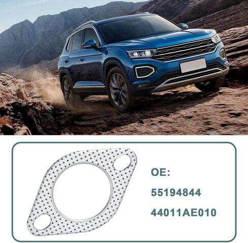 2pcs Car Exhaust Gasket 55194844 44011AE010 Compatible with Subaru Compatible with Fiat in Saudi Arabia