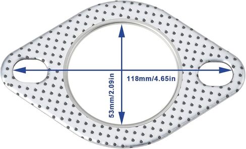 2pcs Car Exhaust Gasket 55194844 44011AE010 Compatible with Subaru Compatible with Fiat in Saudi Arabia