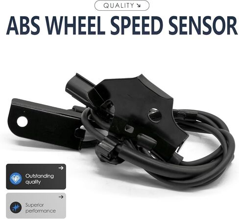 2 قطعة مستشعر سرعة العجلات الأمامية اليسرى واليمنى متوافق مع بديل لكزس Ct200H لسيارة Toyota Prius C 8954247030 يتضمن حزام أسلاك مستشعر سرعة العجلات ABS؛ 10 11 12 13 14 15 16 17 in Kuwait