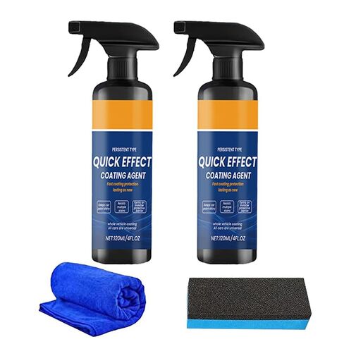 2026 New Upgraded Car Coating Spray, Car Scratch Remover and Paint Sealant, Hydrophobic Quick Detailer for Cars, Motorcycles, Boats, RV Glass, High-Gloss Finish (3PCS) in Saudi Arabia