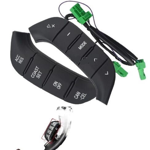 Steering Wheel Mounted Cruise Control Switch Butto Multifunction Steering Wheel Switch Audio Radio Control 84250-PJL/Fit for Mitsubishi Pajero Button in Saudi Arabia