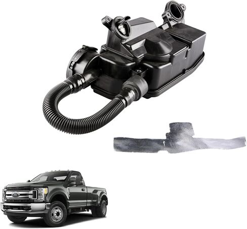 FC3Z6A785F Engine Air-Oil Separator Assembly Compatible for 2017-2019 Ford F250 F350 F450 F550 Super Duty 6.7L V8 Powerstroke Diesel PCV CCV Vent Valve Engine Crankcase - without Sensor in Saudi Arabia
