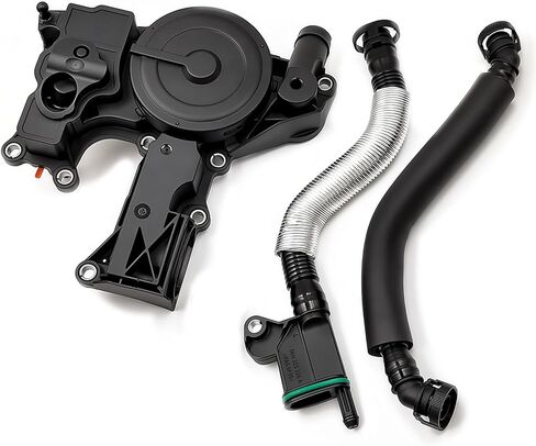 PCV Valve Engine Crankcase Vent Valve Oil Separator with Valve Breather Hose Kit Compatible with 2012-2018 Audi A4 A5 A6 Q5 Quattro Allroad 2.0T Only 06H103495AE 06H103495J 06H103495AK in Saudi Arabia