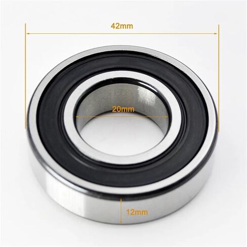 10pcs 6004 2RS ZZ 20 * 42 * 12 mm 6004RS 6004Z DDU 2Z Inner Diameter 20 mm Chrome Steel Deep Groove Ball Bearings(6004 ZZ Premium) in Saudi Arabia