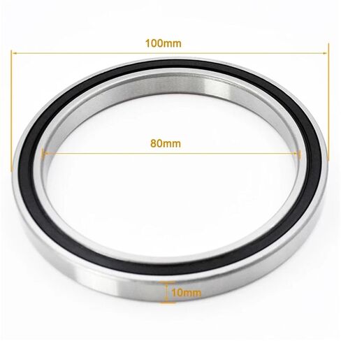 1pc 6811 6812 6813 6814 6815 6816 6817 6818 6819 6820 2RS DDU RS Bearing Thin Deep Groove Ball Bearings(6816-2RS 80X100X10mm) in Saudi Arabia
