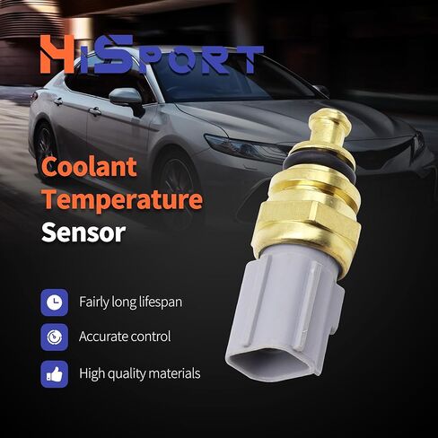 HiSport Coolant Temp Temperature Sensor - Compatible with Ford Contour Courier Ecosport Escape Explorer Focus Mondeo Mustang Ranger Taurus Mazda Mercury Replace XS6Z12A648BA in Saudi Arabia