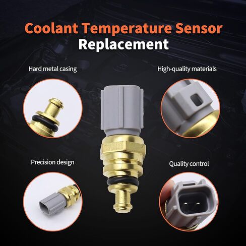 HiSport Coolant Temp Temperature Sensor - Compatible with Ford Contour Courier Ecosport Escape Explorer Focus Mondeo Mustang Ranger Taurus Mazda Mercury Replace XS6Z12A648BA in Saudi Arabia