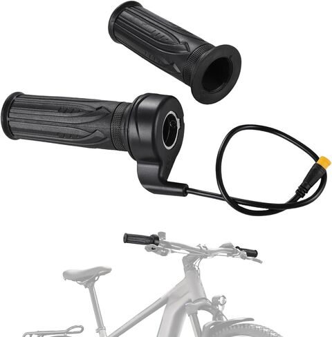 Full Twist Throttle 20X 3 Pin Ebike Electric Bike Throttle for Ridstar Q20 E-Bike E Scooter Electric Bicycles 12-72V 22.2mm with Waterproof Connector in Saudi Arabia