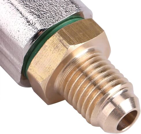 TOPINCN R134 AC مجموعة قارنة التوصيل السريعة، موصل جانبي مرتفع ومنخفض مع قلب صمام مستخرج لواجهة ذكر نظام تكييف الهواء للسيارات (جهد عالي أحمر) in Saudi Arabia