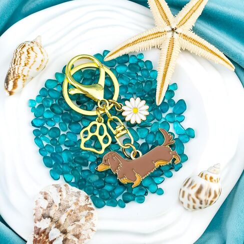 Dachshund Gifts for Women Weiner Dog Gifts for Women Dachshund Keychain Dog Mom Gifts for Dachshunds Lovers Dachshunds Bag Charm for Backpack Purse Car Key Chain in Saudi Arabia