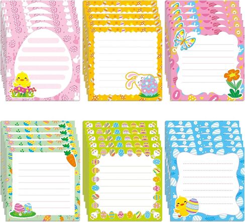 30 حزمة ملاحظات لاصقة لعيد الفصح - 600 ورقة بيضة عيد الفصح لاصقة ملاحظات ملاحظات زهرة الربيع مذكرة ملاحظات لحفلة عيد الفصح هدية الربيع اللوازم المكتبية المدرسية in Kuwait