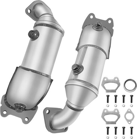 [Front&Rear]FortunaFlow Catalytic Converter Fit for Dodge Grand Caravan 2011-2017 3.6L,Chrysler Town&Country 2011-2016 3.6L,Chrysler 200 2011-2014 3.6L,Dodge Avenger 2011-2014 3.6L(EPA Compliant) in Saudi Arabia