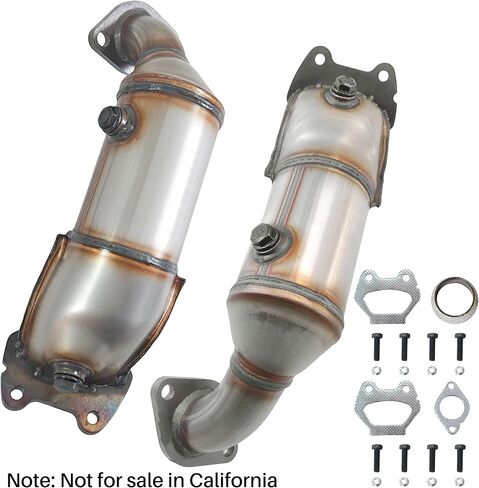 [Front&Rear]FortunaFlow Catalytic Converter Fit for Dodge Grand Caravan 2011-2017 3.6L,Chrysler Town&Country 2011-2016 3.6L,Chrysler 200 2011-2014 3.6L,Dodge Avenger 2011-2014 3.6L(EPA Compliant) in Saudi Arabia