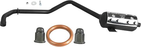 32mm Exhaust Pipe and Muffler System with Gasket For 70cc 90cc 110cc 125cc Taotao Coolster ATV Quad Dirt Bike Buggy Go Kart 4 Wheeler Roketa Kazuma in Saudi Arabia