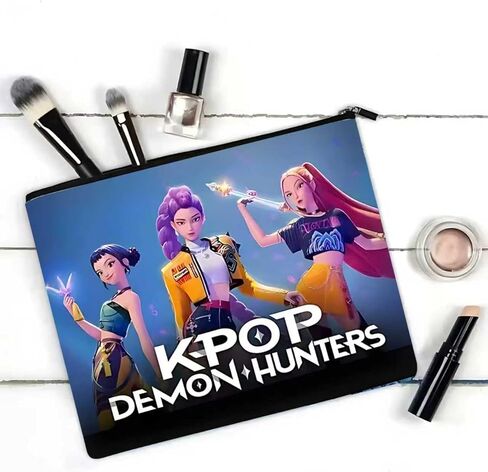 محفظة للفتيات من Demon Movie Hunters Element مقاس 13×11 سم - صغيرة ومدمجة، أساسية للتنقل اليومي in Kuwait