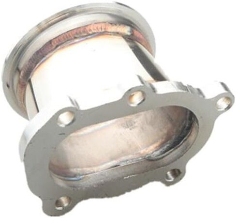 AdlerSpeed ​​US Ship GT25R GT28R 5 شفة عادم الترباس إلى 3 بوصة 76 مم محول V Band Turbo Downpipe in Kuwait