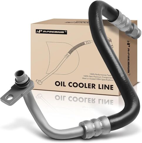 A-Premium Inlet Automatic Transmission Oil Cooler Line Hose Assembly Compatible with Audi A6 2006-2011, A6 Quattro 2005-2011, 3.0L 3.2L in Saudi Arabia