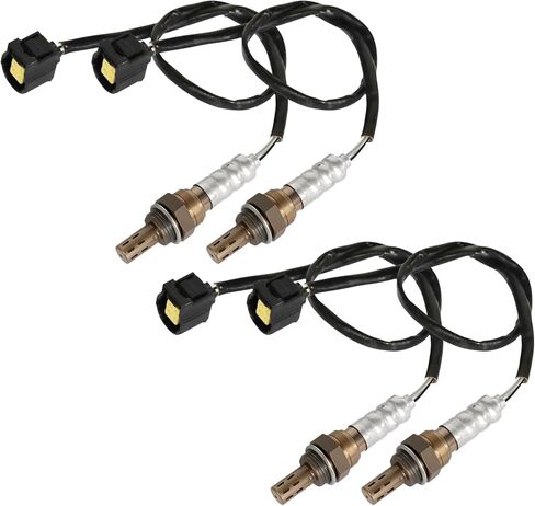 2004-2007 O2 Oxygen Sensors Upstream Downstream Compatible for Chrysler 300, Dodge Dakota Durango, Jeep Grand Cherokee Wrangler, Ram 1500 2500, Replaces 56028994AA 56028994AB 5149170AA 56044627AA in Saudi Arabia