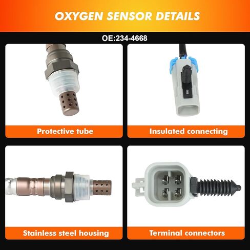 2004-2007 O2 Oxygen Sensors Upstream Downstream Compatible for Chrysler 300, Dodge Dakota Durango, Jeep Grand Cherokee Wrangler, Ram 1500 2500, Replaces 56028994AA 56028994AB 5149170AA 56044627AA in Saudi Arabia