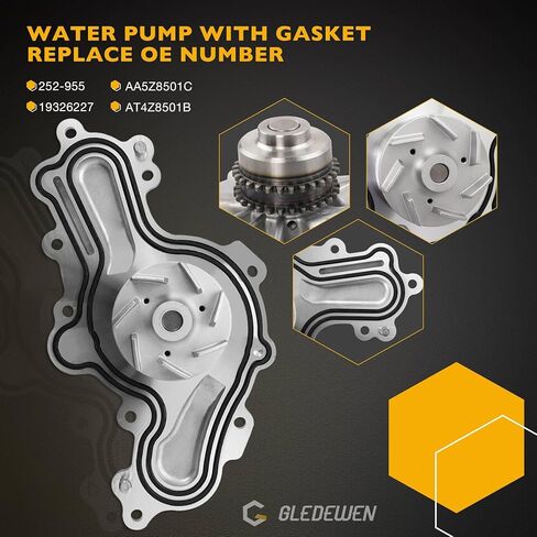 Timing Chain Kit with Water Pump, Compatible with 2011-2019 Ford F-150/Edge/Explorer/Taurus/Flex/Mustang, Lincoln 3.5 3.7 L Engine, with Camshaft Holding Tool Kit, Replaces# 252-955 303-1530 in Saudi Arabia
