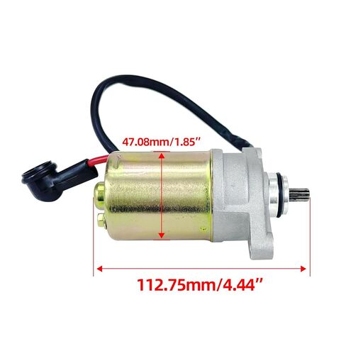 10 Teeth Starter Motor fit for GY6 49cc 50cc Scooter 139QMB Moped ATV Go Karts TAOTAO SUNL ROKETA Tank Baja in Saudi Arabia