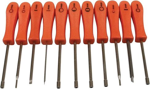 Rareelectrical Carburetor Adjustment Screwdriver Set 11 Piece Compatible With Husqvarna Stihl Poulan Echo 2-Cycle Small Engine Chainsaw String Trimmer Leaf Blower Edger in Saudi Arabia