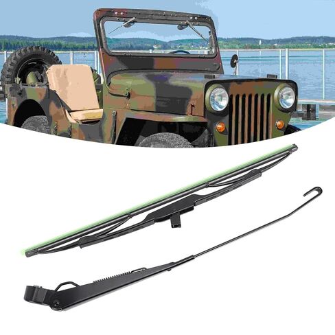 12V Windshield Wiper Motor Kit, Powerful Motor with Arm and Blade for Tractor Fishing Boat ATV UTV, 7731000001 Long Shaft Electric Wiper Assembly 01287358, 0390506510 in Saudi Arabia