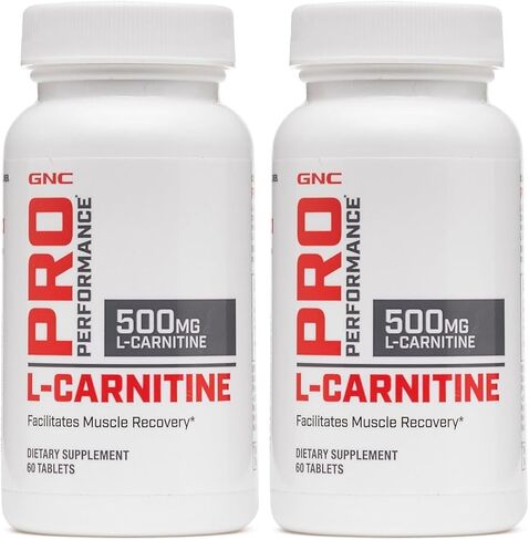 GNC Pro Performance L-Carnitine, 60 Tablets, Supports Muscle Recovery in Saudi Arabia