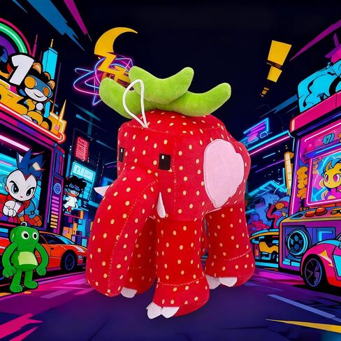 Steal a Brainrot Strawberry Elephant Vibrant Decorative Collectible – 10 Inch Brainrot Inspired Display Piece, Stylish Home Accent & Fan Favorite in Saudi Arabia