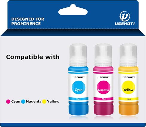 522 Black Ink Bottles High Yield Compatible for 522 Ink Refill Bottles Black, Work with ET-2800 ET-2803 ET-2720 ET-2840 ET-4800 ET-4700 ET-4810 ET-2400 Printers (2 Black) in Kuwait