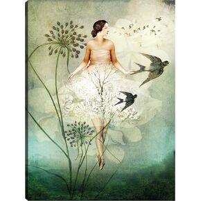 Fine Art Canvas Flyby Canvas Wall Decor by Artist Catrin Welz-Stein for Living Room, Bedroom, Bathroom, Kitchen, Office, Bar, Dining & Guest Room - Ready to Hang - 12 in x 16 in in Saudi Arabia