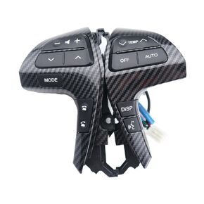 Steering Wheel Mounted Cruise Control Switch Butto Multifunctional Steering Wheel/Fit for Toyota HILUX VIGO Corolla Camry Highlander INNOVA 84250-0E120(High Carbon Fibre) in Kuwait