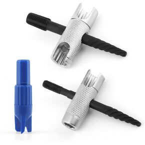 Grease Zerk Tool, 4 Way Zerk Grease Fittings Removal Tools Fit 1/4"-28 SAE, 1/8"-NPT, M10x1 M8x1 and Hex Size 3/8" 5/16" 7/16" for Install, Remove, Rethread in Kuwait