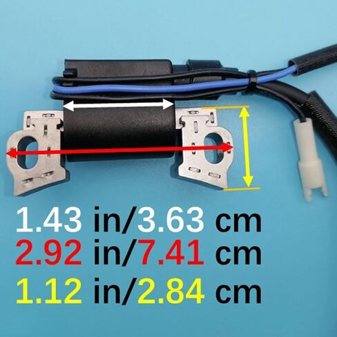 Ignition Coil Armature Magneto Compatible with MTD Cub Cadet Troy-Bilt 165-WU 265-WU 270-WU 670-WU 670-WUA 675-WU 675-WUA 951-15151 751-15151 95115151 75115151 Snowblowers Throwers Z556 in Saudi Arabia