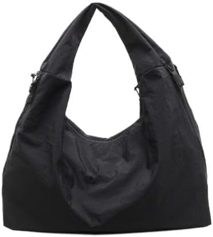 Slouchy Bags for Women Draped Slouchy Tote Hobo Shoulder Bag Large Hobo Nylon Shoulder Underarm Bag Travel Sport in Saudi Arabia