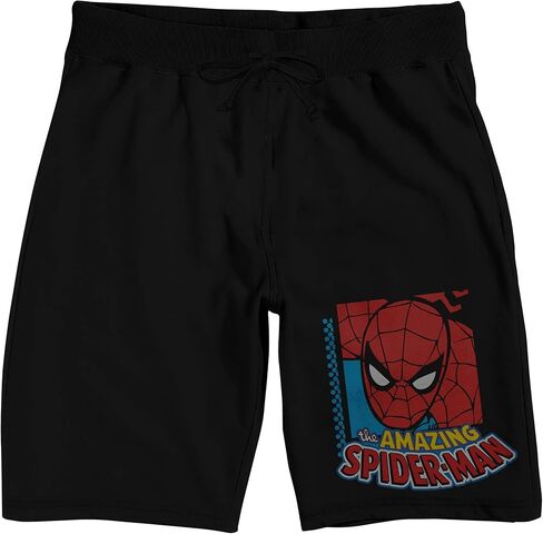 Marvel Comics Amazing Spider-Man Men's Black Graphic Shorts in Saudi Arabia