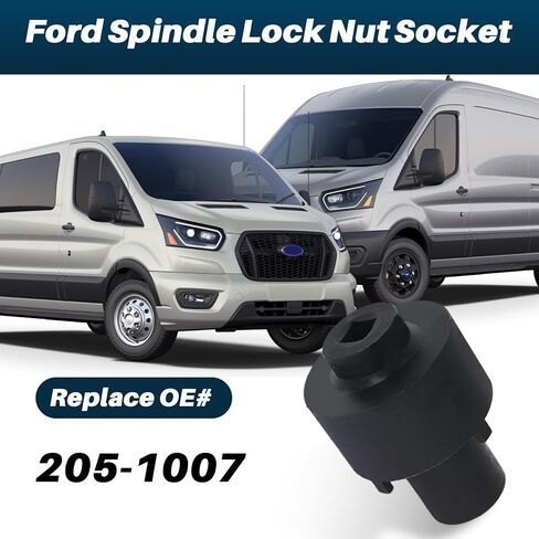 1083 Rear Axle Hub Bearing Spindle Lock Nut Socket Wrench Removal Tool for Ford Transit 150 250 350 2015-2025 RWD 3.2L 3.5L 3.7L Replaces 205-1007,8C3Z1A124A,E8TZ1A124A,615-133 in Saudi Arabia