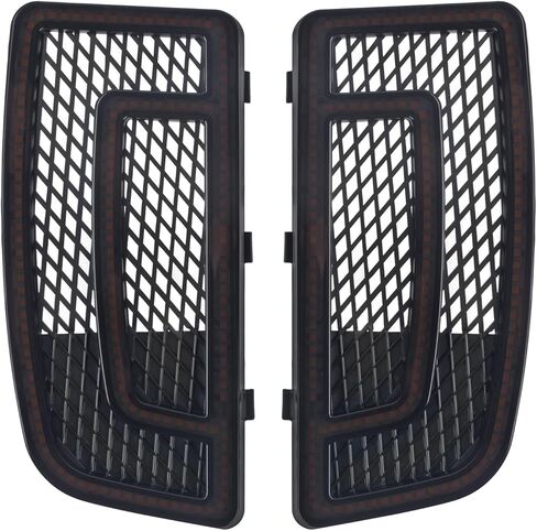 HDBUBALUS Motorcycle LED Fairing Lower Grills Turn Signal Running Light Fit for Harley Touring Street Gilde Classic Road Gilde Electra Glide Ultra Limited FLHR FLHRC FLTRXS 2014-2023 Black in Saudi Arabia