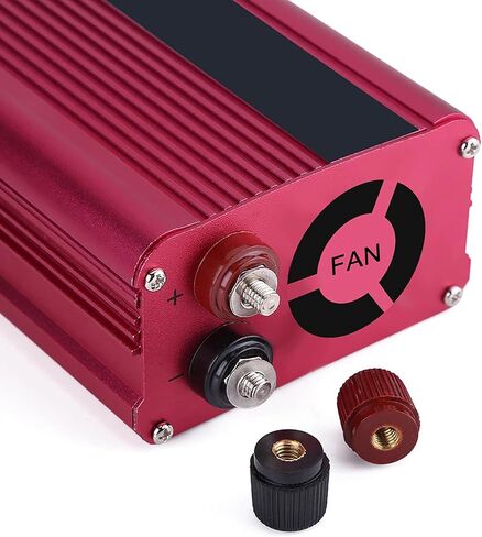 1500 Watt Inverter, Inversor de Corriente 12V DC A 110V, Power Inverter, with 3.1 A USB Port, for in Car Us, Vehicles, Red in Saudi Arabia
