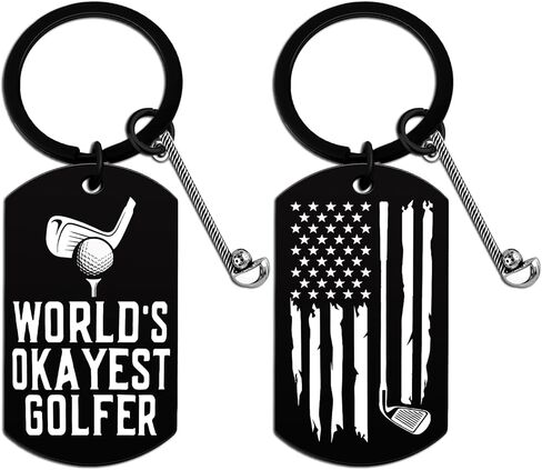 Golf Gifts for Men Funny Gifts for Golfers Men Golfing Accessories for Man Golfs Keychain Golfer Gift for Golfing Lovers Dad Brother Friend Fathers Day Birthday Gift Ideas in Saudi Arabia